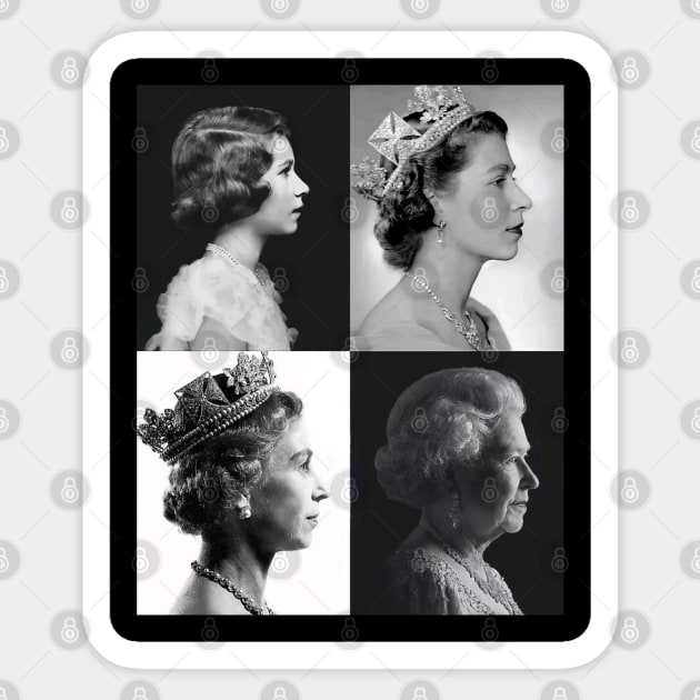 Queen Elizabeth II Tribute Sticker by Distant War